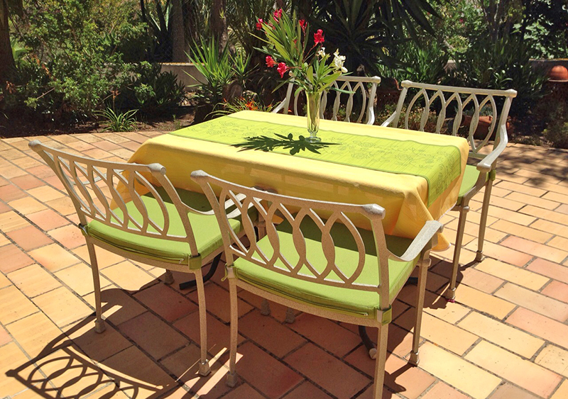 Terrasse und Garten